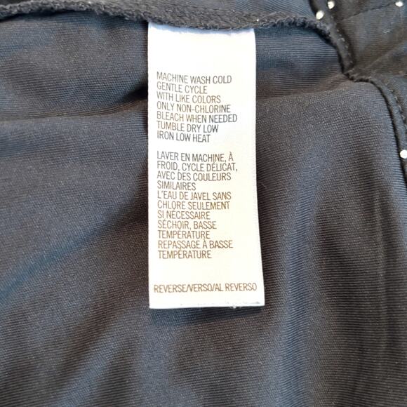 Izod Performance X Wms 10 Black White Diamond Dot Pattern Skort Athleisure - Picture 8 of 9